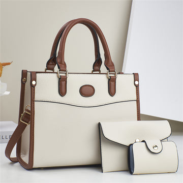 Stylish Three-Piece Shoulder Bag Set For Women Mother-and-Child Bags