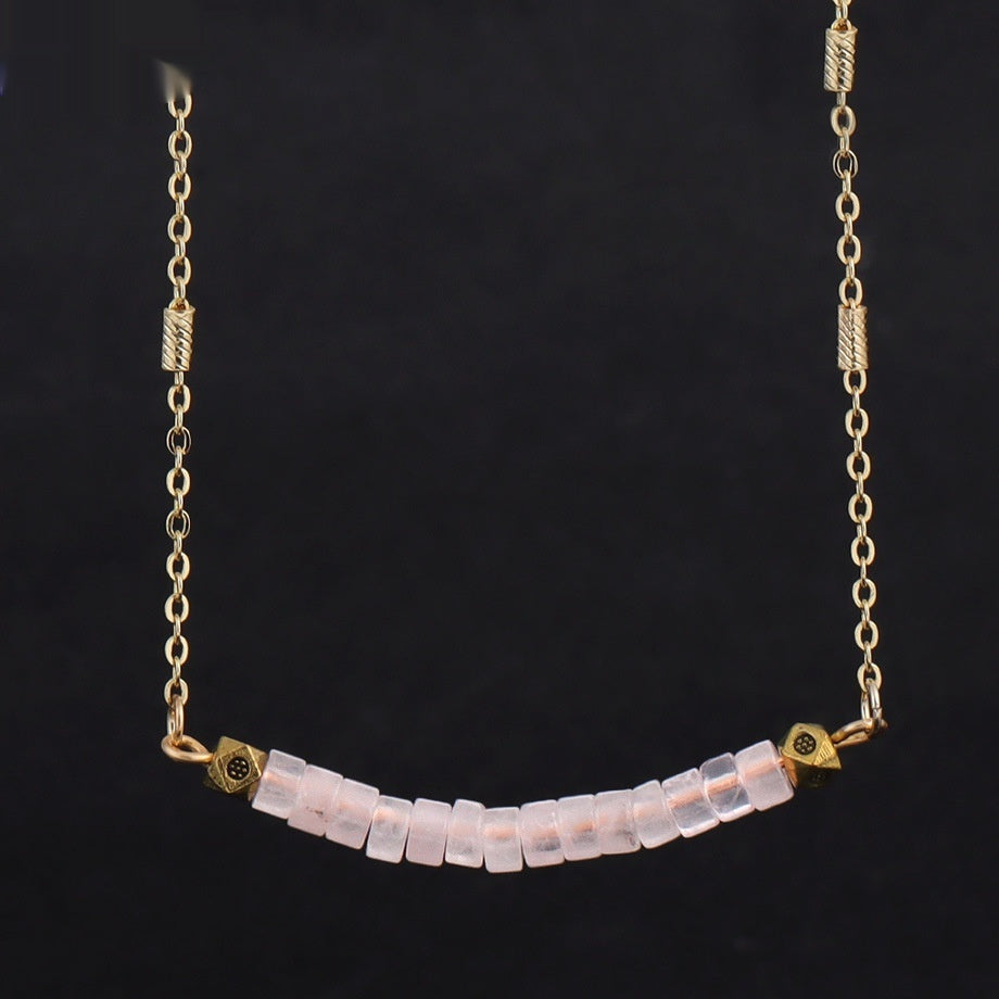 Turquoise Clavicle Chain Womens Necklace Jewelry