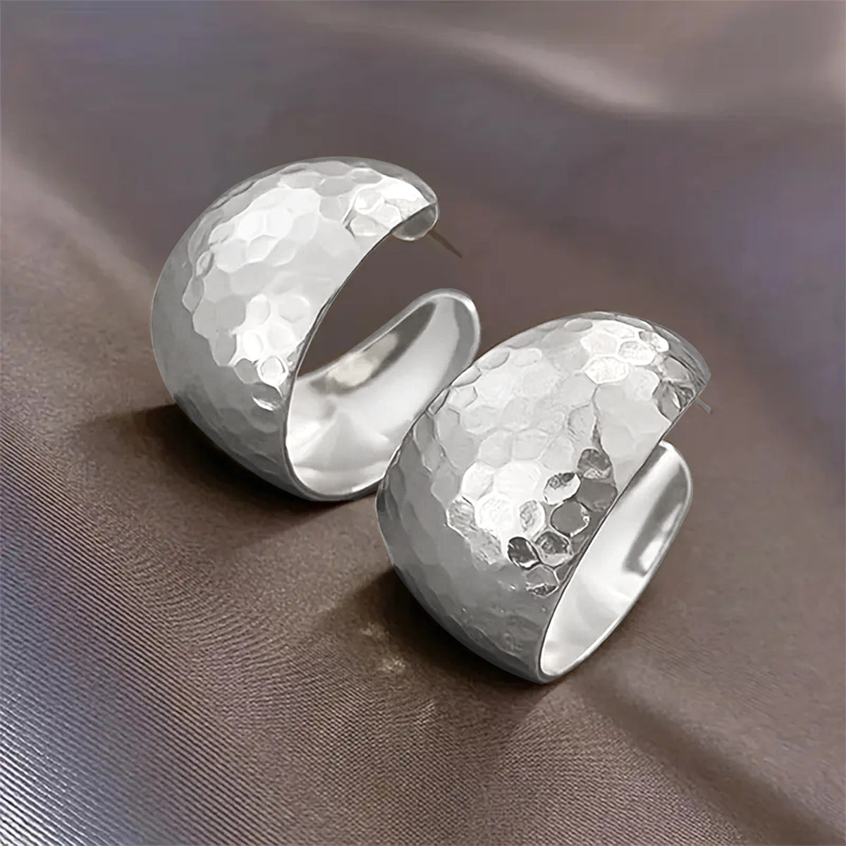 Wide-brimmed Hoop Earrings Fashionable Earrings For Women