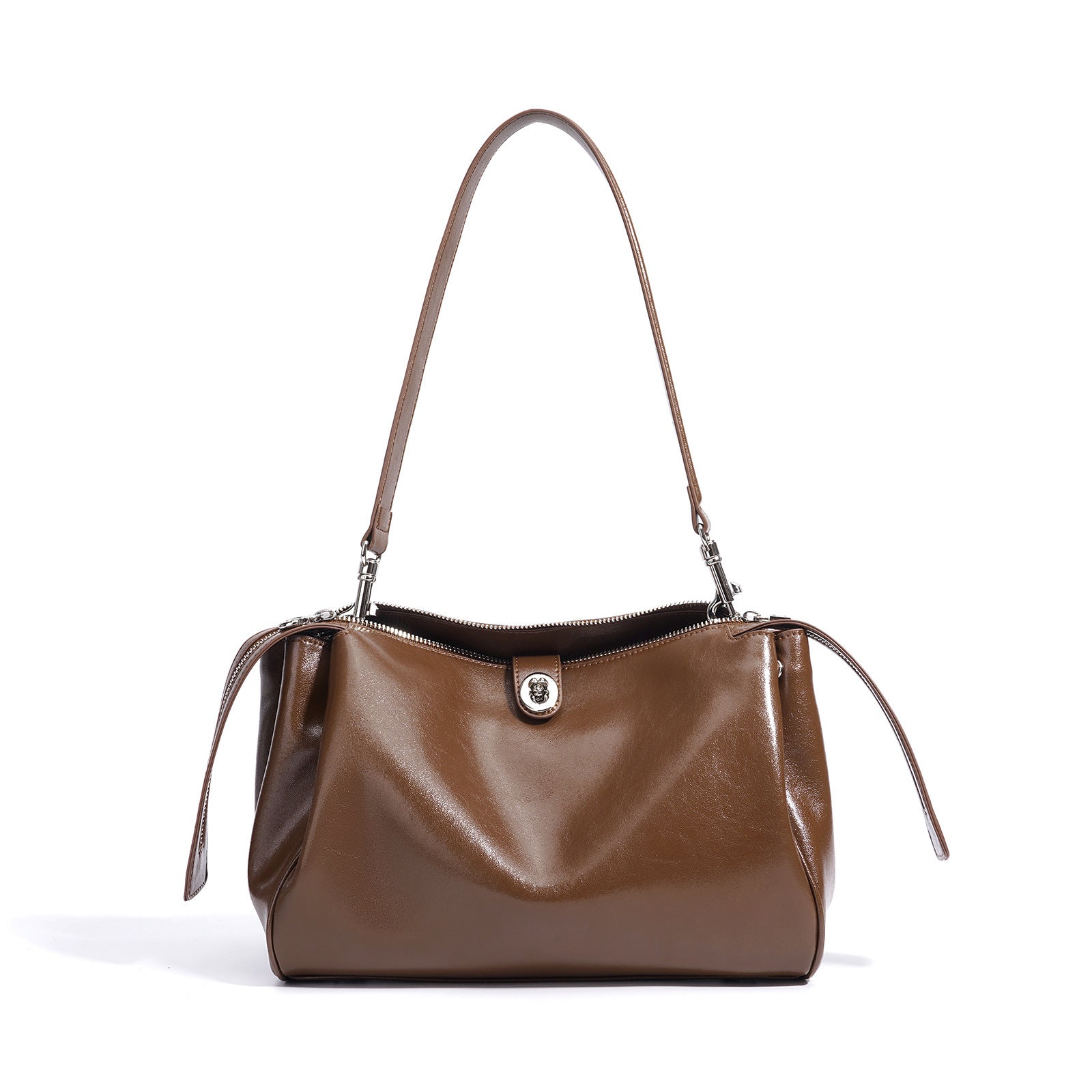 Stylish, Western-style Genuine Leather Shoulder Bag