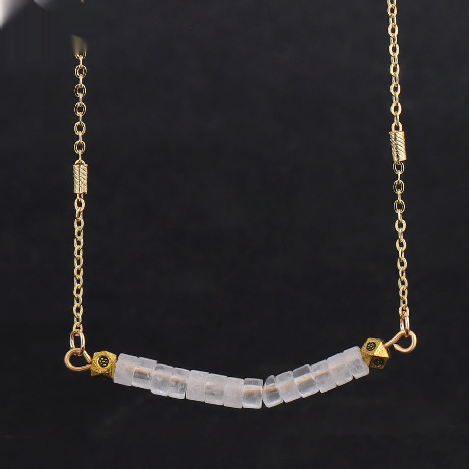 Turquoise Clavicle Chain Womens Necklace Jewelry