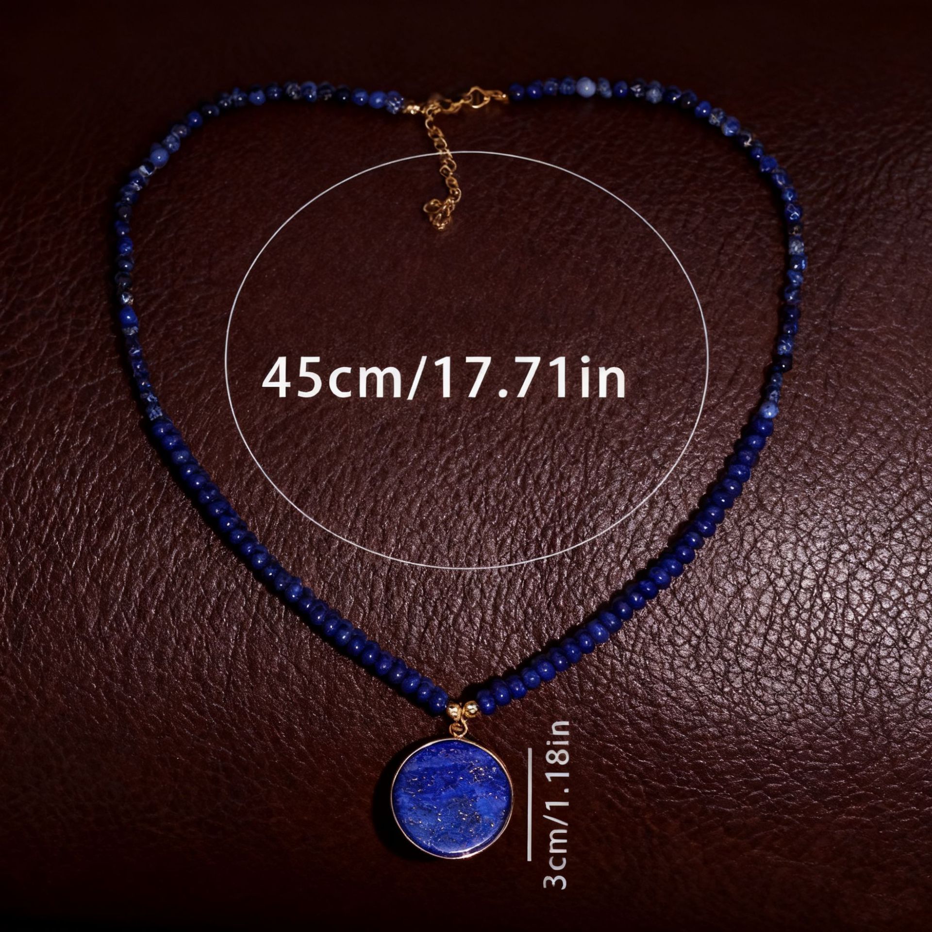 European And American Style Fashion Lapis Lazuli Necklace For Women